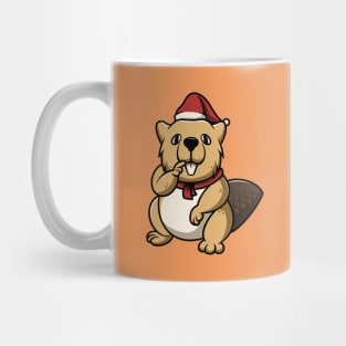 Cute Christmas Otter Mug